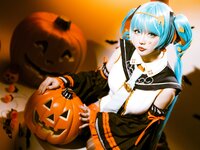 [Cosplay] 星之迟迟 初音未来万圣节