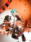[Cosplay] 星之迟迟 初音未来万圣节