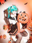 [Cosplay] 星之迟迟 初音未来万圣节