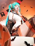 [Cosplay] 星之迟迟 初音未来万圣节