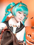 [Cosplay] 星之迟迟 初音未来万圣节