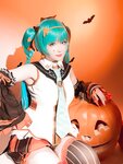 [Cosplay] 星之迟迟 初音未来万圣节