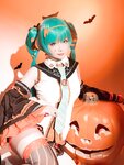 [Cosplay] 星之迟迟 初音未来万圣节