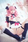 [Cosplay] Rinka Okita 沖田凜花 - Tamamo-no-Mae maid 玉藻前女仆 (FateGrand Order)