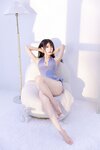 [Cosplay] Vanilla Meow Lulu 香草喵露露 - Blue Swimsuit 蓝色泳装