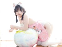 [少女秩序] 小鱼 - 粉色肚兜 [92P1V-1.99G] watermarked