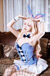 [Cosplay] 二佐Nisa 海梦 蓝色兔女郎