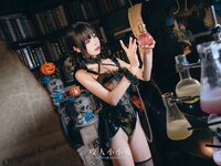 [Cosplay] 咬人小小兔（咬一口兔娘）-『兔兔班车』No.5 万圣小恶魔 [41P1V-643MB]
