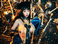 [cosplay] Pipinai 皮皮奶 - Zombie Girl 僵尸少女