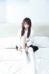 [Cosplay] 攻弦弦弦 白丝JK