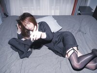 [Cosplay] 攻弦弦弦 黑丝眼镜猫娘