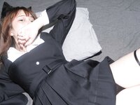 [Cosplay] 攻弦弦弦 黑丝眼镜猫娘