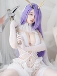 [Cosplay] Kokura Chiyo 小仓千代w - Golden Deer Wedding Dress 金鹿 婚纱