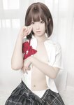 [Cosplay] Asagiriai 朝霧愛 - Uniform Selfie 制服自撮り