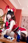 [Cosplay] Miko 酱 - Christmas Bunny 圣诞兔兔