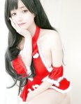 Coser@小仓千代w - No.16 - 红色圣诞礼物裙