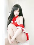 Coser@小仓千代w - No.16 - 红色圣诞礼物裙
