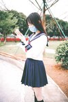 [吸血鬼映画] JK公园露出 [52P1V- 305MB]