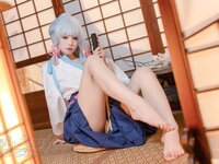 [Cosplay] Yaokoututu 咬一口兔娘ovo - Ayaka's nap 绫华的小憩