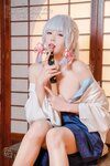 [Cosplay] Yaokoututu 咬一口兔娘ovo - Ayaka's nap 绫华的小憩