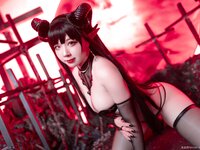 [Cosplay] 皮皮奶可可爱了啦 魅魔1