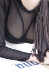 [Cosplay] 王馨瑶 黑色冲浪泳衣