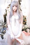 [Cosplay] 疯猫ss 纯白绒绒兔