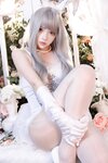 [Cosplay] 疯猫ss 纯白绒绒兔