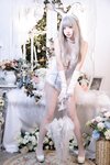 [Cosplay] 疯猫ss 纯白绒绒兔