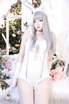 [Cosplay] 疯猫ss 纯白绒绒兔