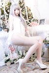 [Cosplay] 疯猫ss 纯白绒绒兔