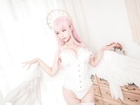 [Cosplay] Chun Momo 蠢沫沫 - Momo True Love, Version Light Angel 沫沫真爱版 光天使