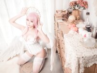 [Cosplay] Chun Momo 蠢沫沫 - Momo True Love, Version Light Angel 沫沫真爱版 光天使