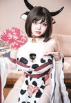 [Cosplay] 啊日日 Ganlory 和风乳牛