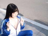 [Cosplay] 糖果果candy 户外校服