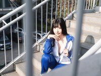 [Cosplay] 糖果果candy 户外校服