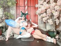 [Cosplay] Sayo Momo & Noi Oogami - Tingyun x Yukong (Honkai Star Rail)