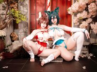 [Cosplay] Sayo Momo & Noi Oogami - Tingyun x Yukong (Honkai Star Rail)