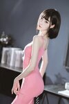 [Cosplay] 许岚 粉色长裙
