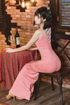 [Cosplay] 许岚 粉色长裙