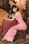 [Cosplay] 许岚 粉色长裙