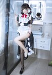 [Cosplay] 羽天shine 黑色女仆