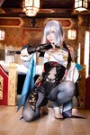 [Cosplay][my suite] Atsuki あつき - Shenhe & Ganyu (Genshin Impact)