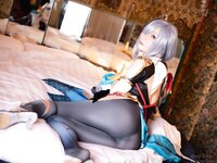 [Cosplay][my suite] Atsuki あつき - Shenhe & Ganyu (Genshin Impact)