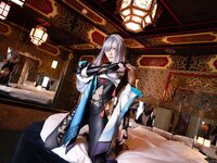 [Cosplay][my suite] Atsuki あつき - Shenhe & Ganyu (Genshin Impact)