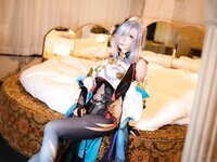 [Cosplay][my suite] Atsuki あつき - Shenhe & Ganyu (Genshin Impact)
