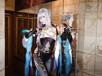 [Cosplay][my suite] Atsuki あつき - Shenhe & Ganyu (Genshin Impact)