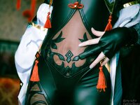 [Cosplay][my suite] Atsuki あつき - Shenhe & Ganyu (Genshin Impact)