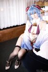 [Cosplay][my suite] Atsuki あつき - Shenhe & Ganyu (Genshin Impact)