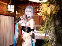 [Cosplay][my suite] Atsuki あつき - Shenhe & Ganyu (Genshin Impact)